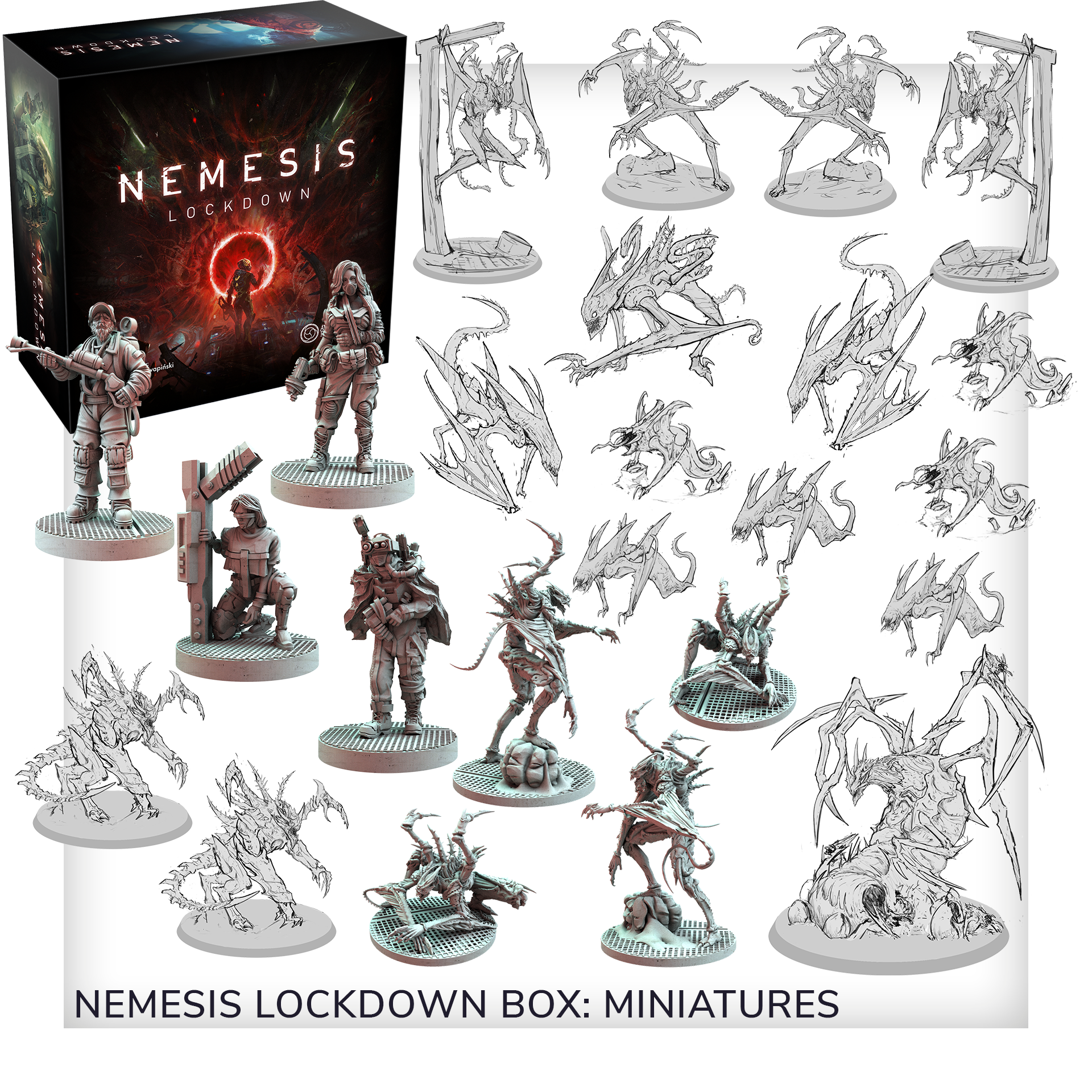 Nemesis Lockdown by Awaken Realms - Nemesis Lockdown Pledge - Gamefound