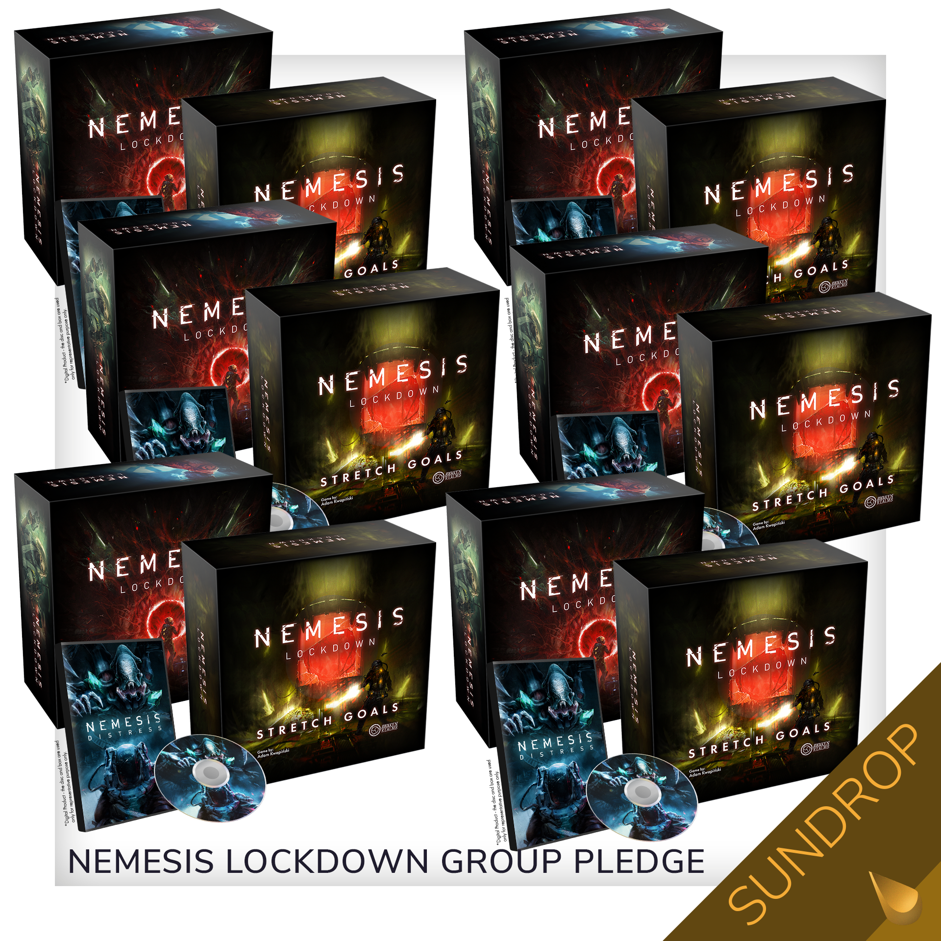 Nemesis: Lockdown, Board Game