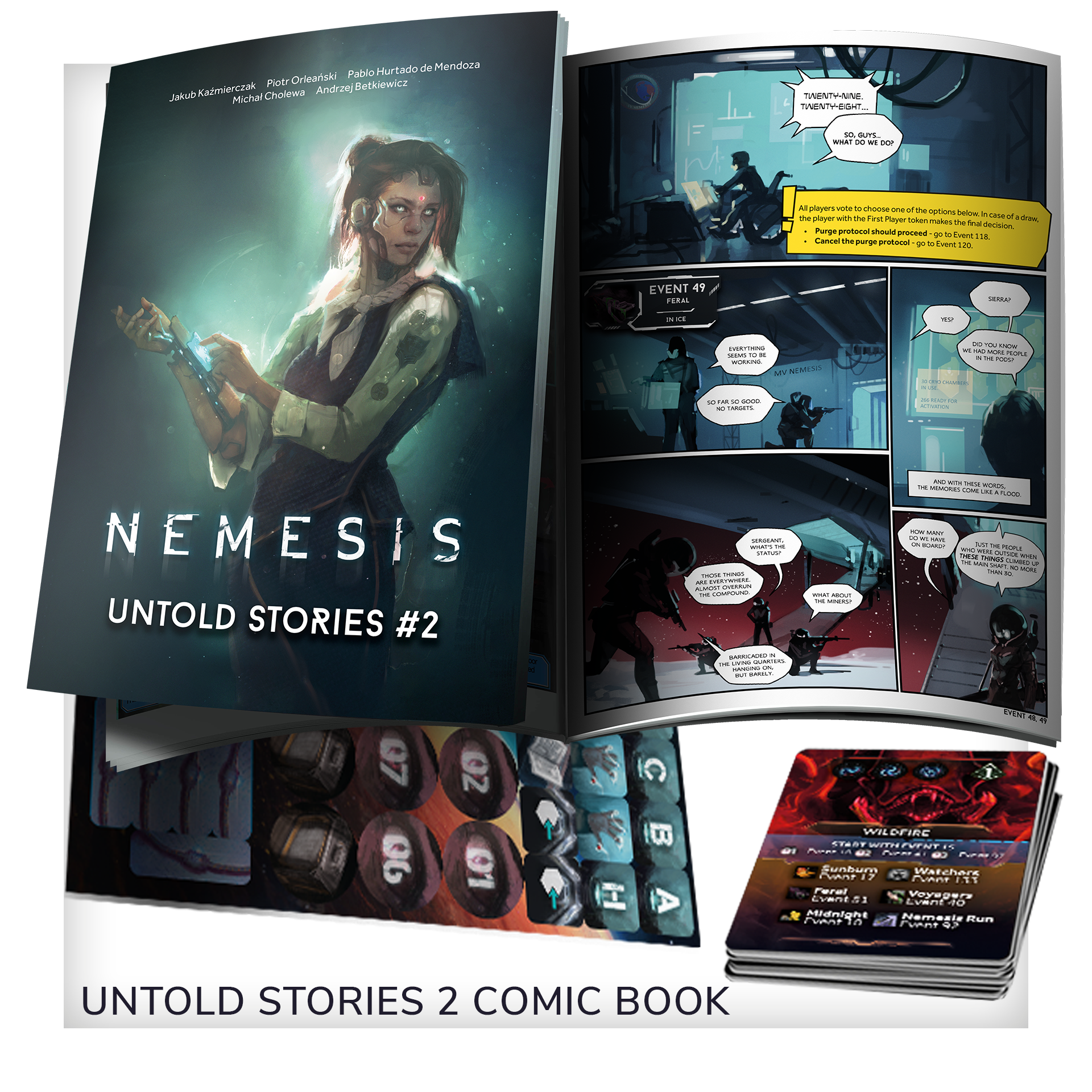 Nemesis Lockdown By Awaken Realms Gamefound Nemesis Collectors Pledge