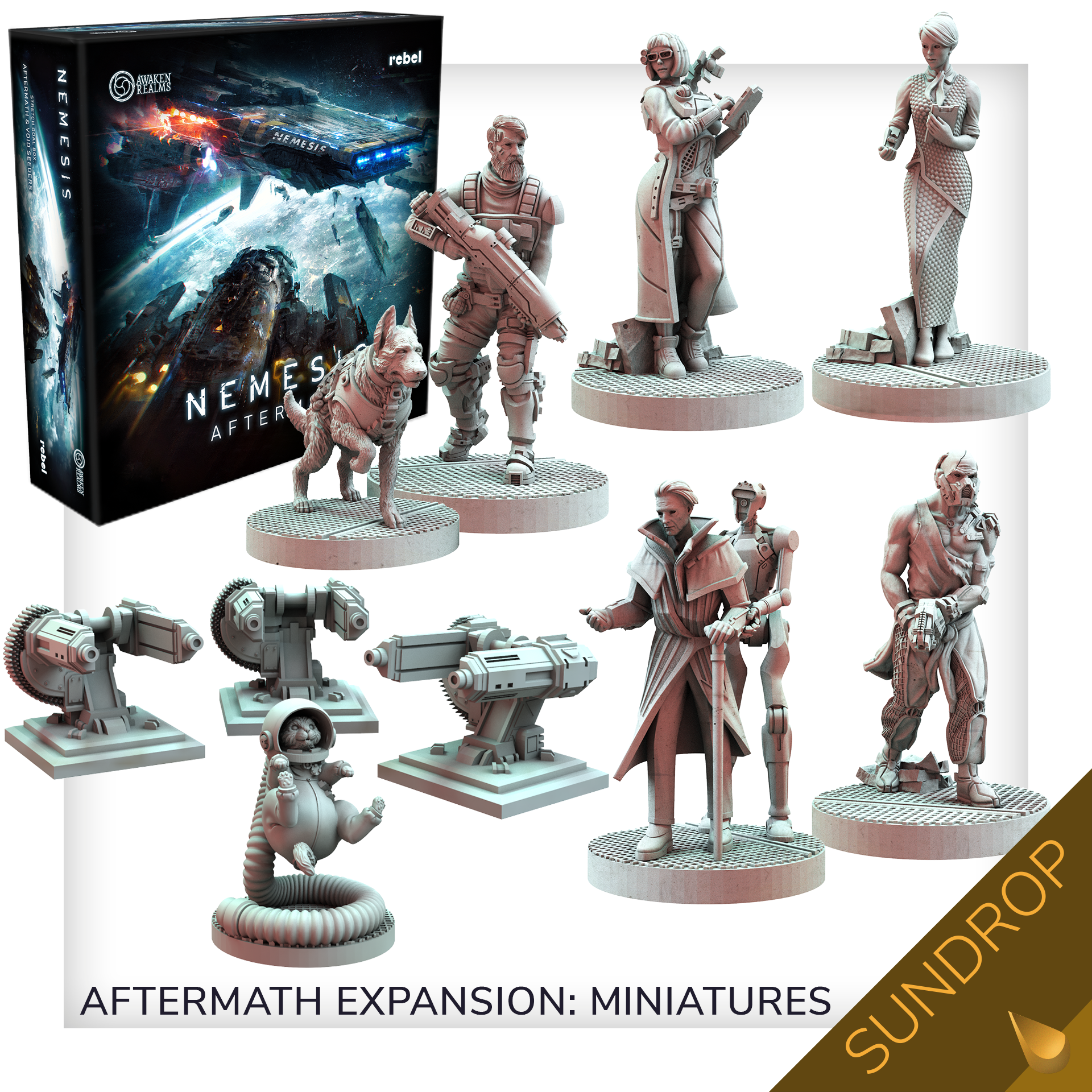 Nemesis Lockdown by Awaken Realms Gamefound Nemesis Collectors Pledge