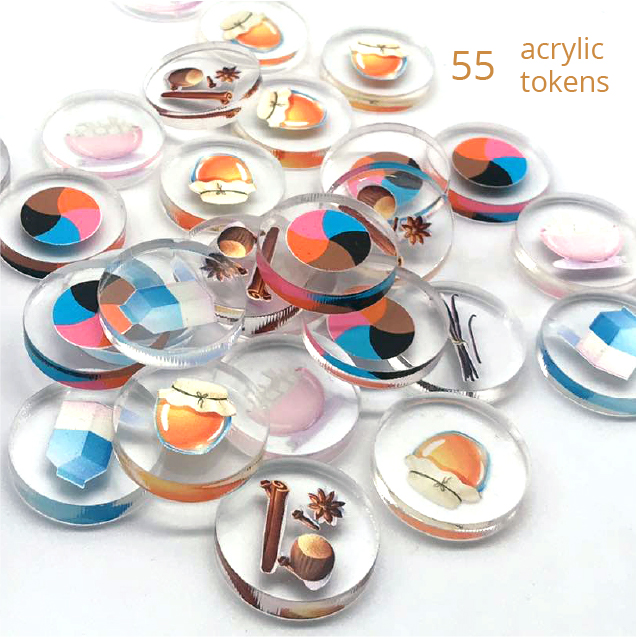 Chai High Tea (Reprint & Expansion) by Steeped Games 55X ACRYLIC