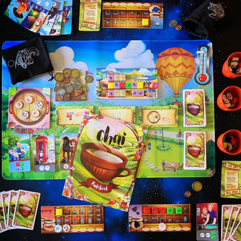 Chai High Tea (Reprint & Expansion) by Steeped Games PLAYMAT