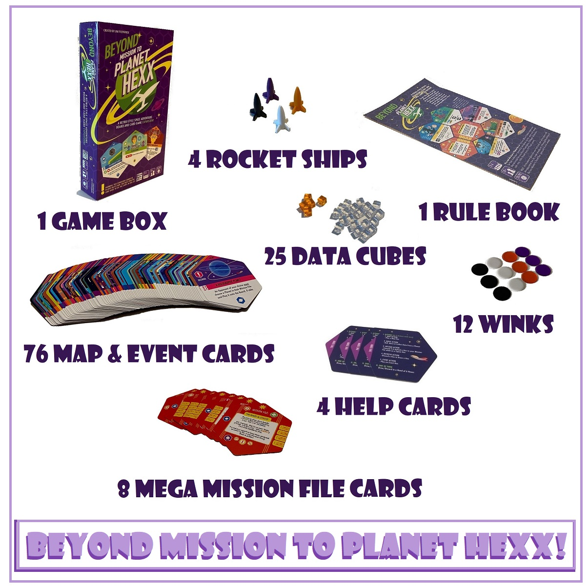 Mission to Hexx! 2.0 Kickstarter Edition by Move Rate 20 Games LATE BACKER BEYOND