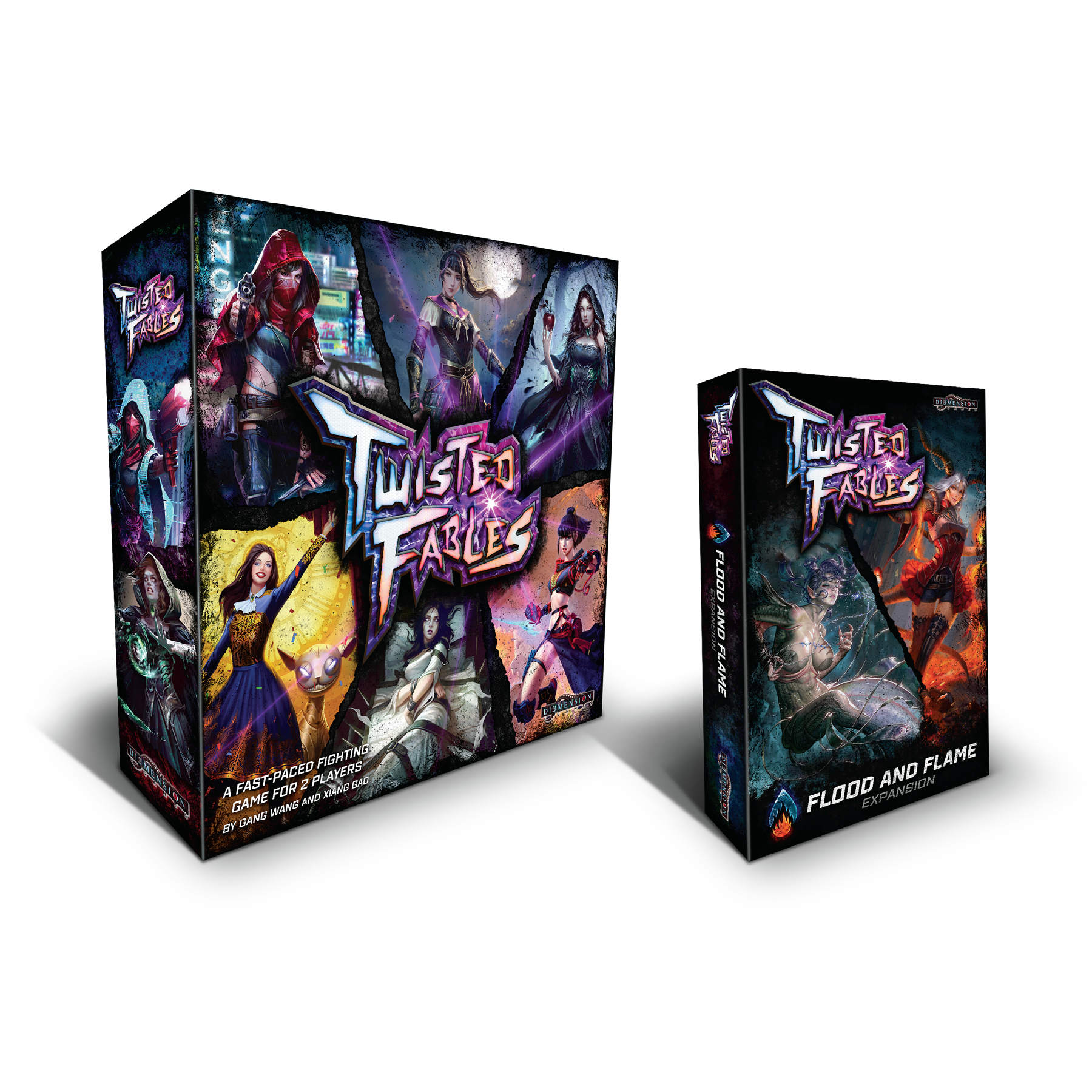 Twisted Fables by Diemension Games - Core Pledge + Flood and Flame -  Gamefound