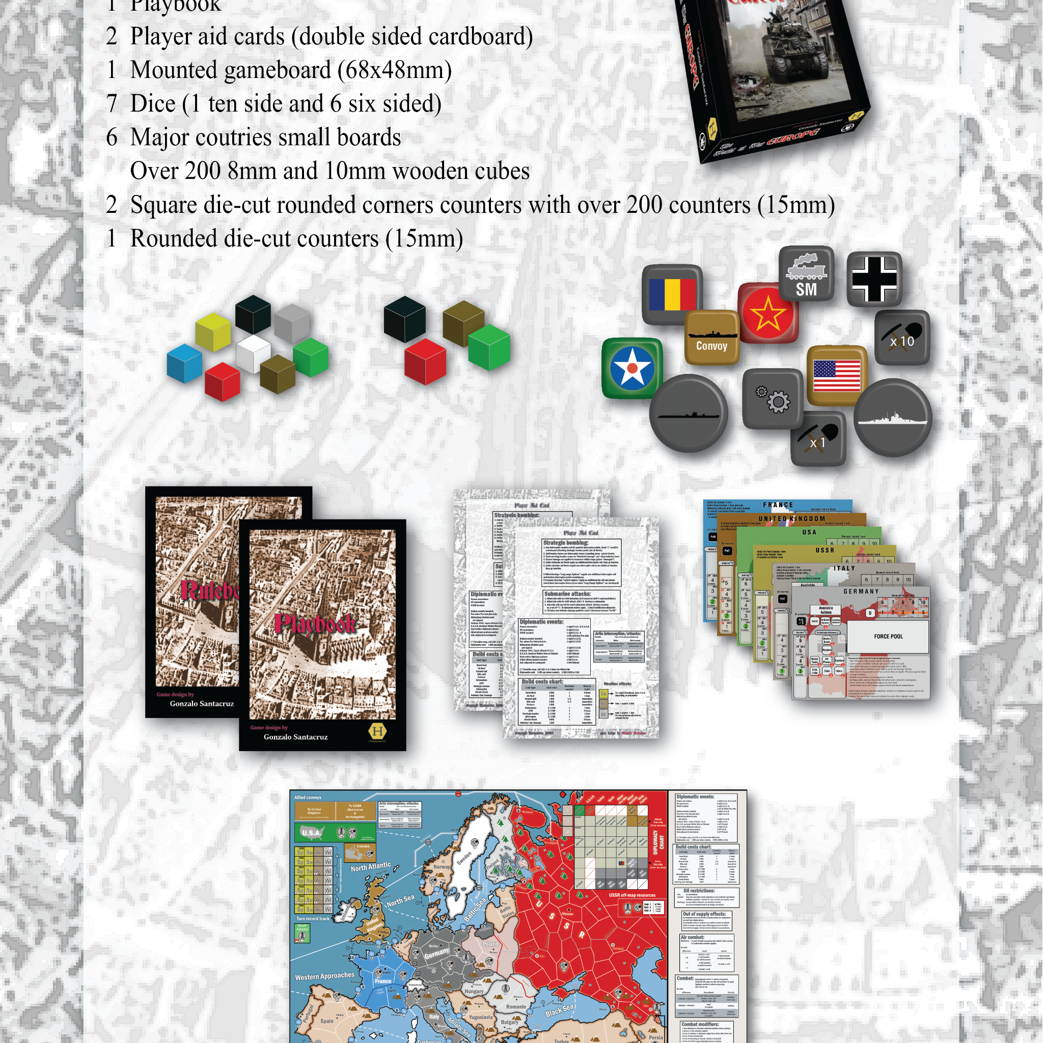 The World at War: Europe by Headquarter Games - The World at War: Europe -  Gamefound