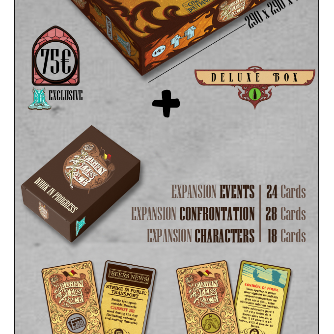 The Belgian Beers Race Boardgame by BYR Games [Local] The Belgian