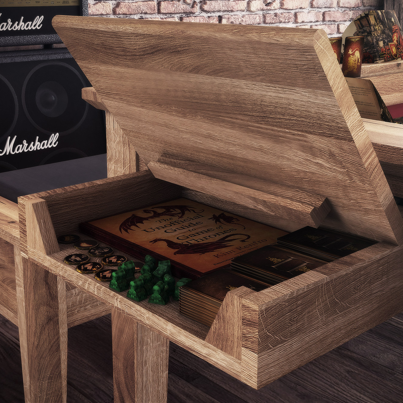 The Megan Board Game Table by Geeknson Team - GM/Player Station - Gamefound