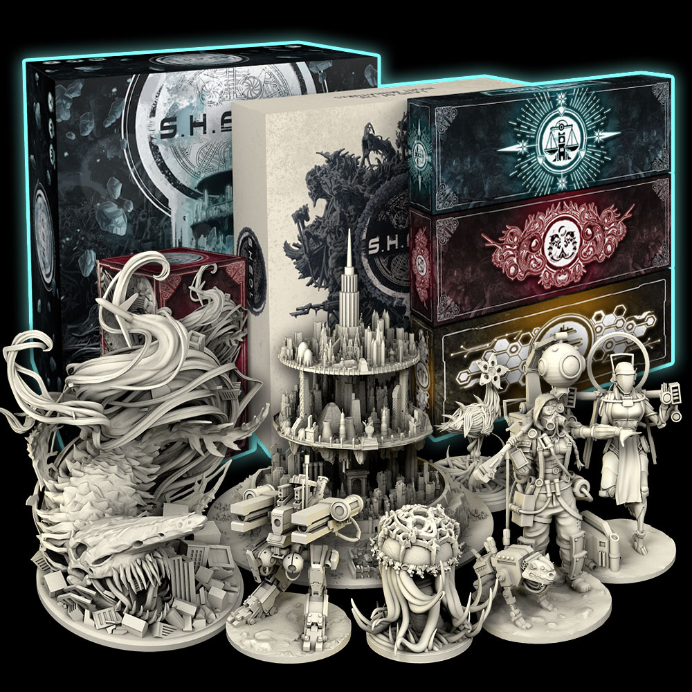 Sheol Board Game by Lunar Oak Studio Allin Pledge Gamefound