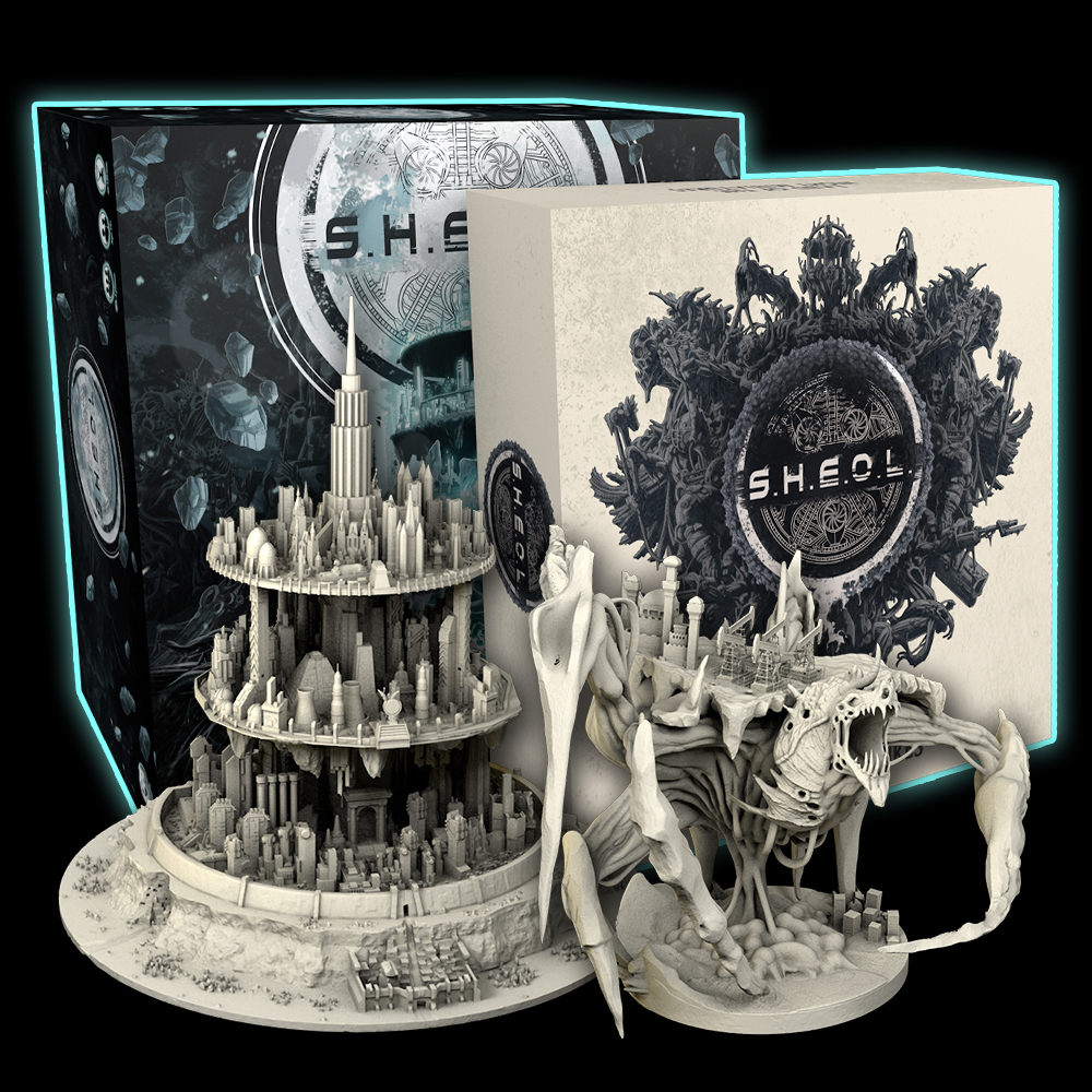 Sheol Board Game by Lunar Oak Studio Scout Pledge Gamefound