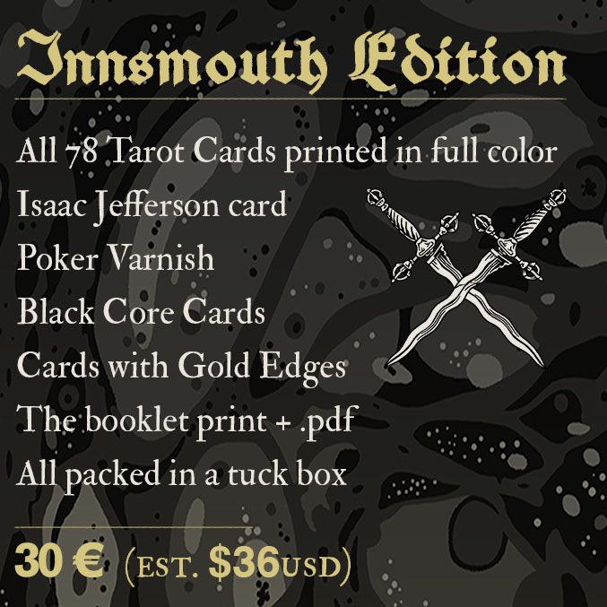 Cthulhu Dark Arts Tarot by Bragelonne Games - INNSMOUTH EDITION - Gamefound