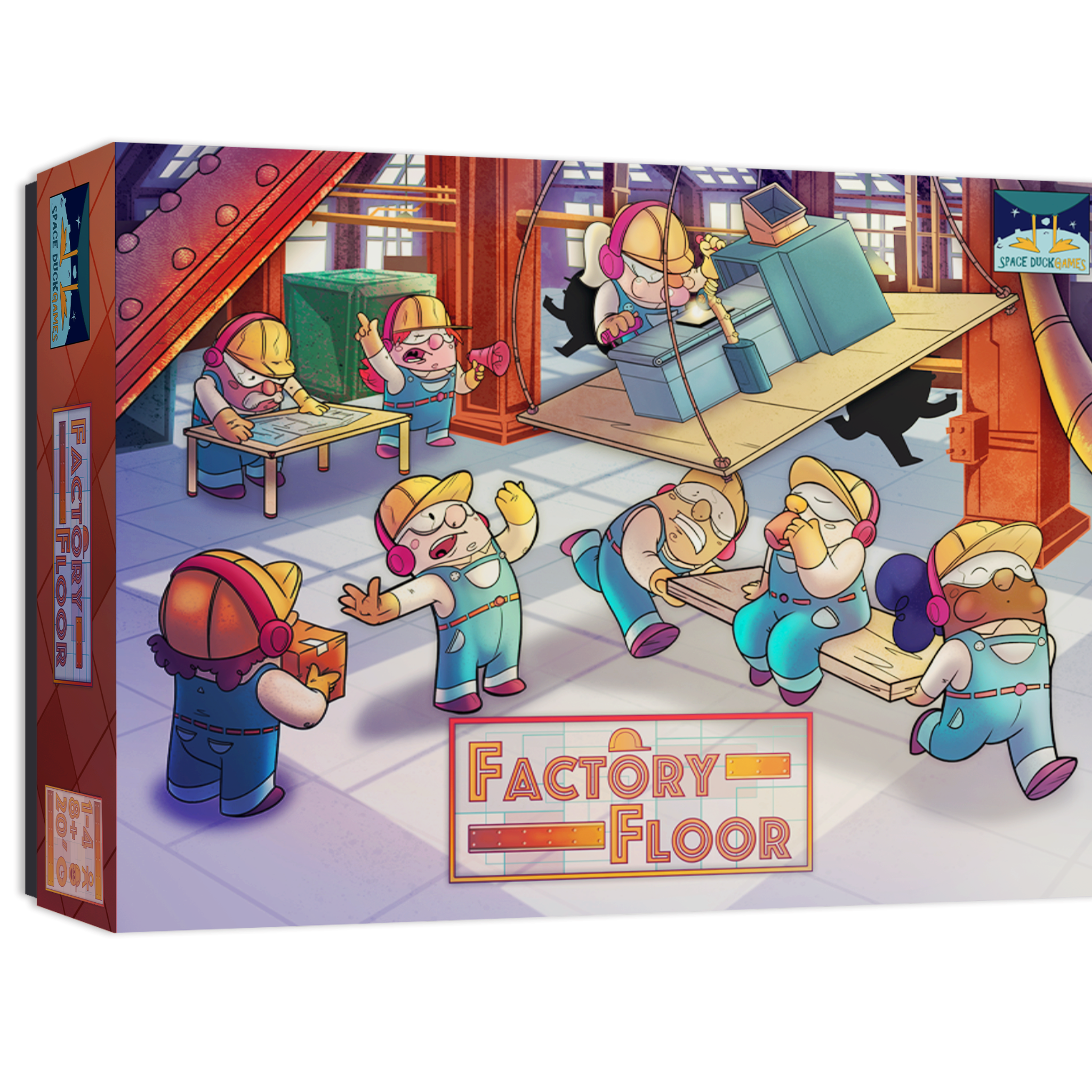 Factory Floor by Space Duck Games Factory Floor Gamefound