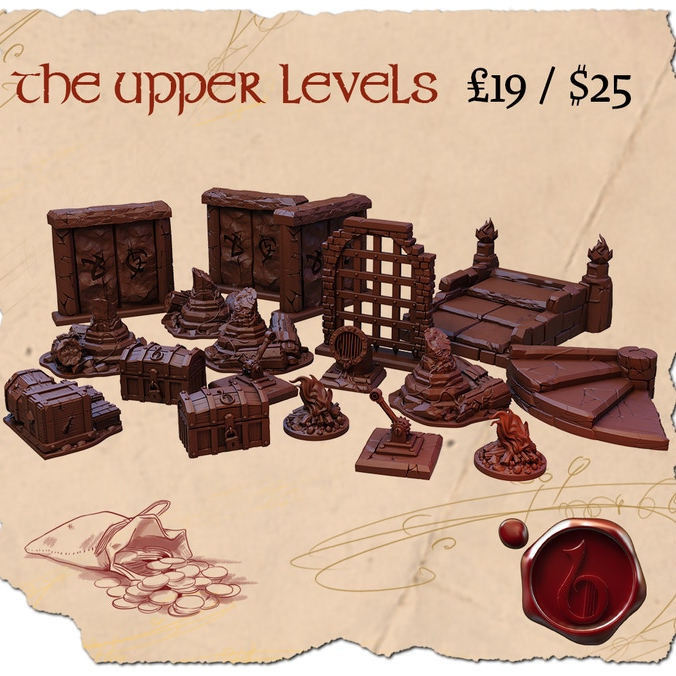 Bardsung by Steamforged Games - Upper Levels Terrain Box - Gamefound