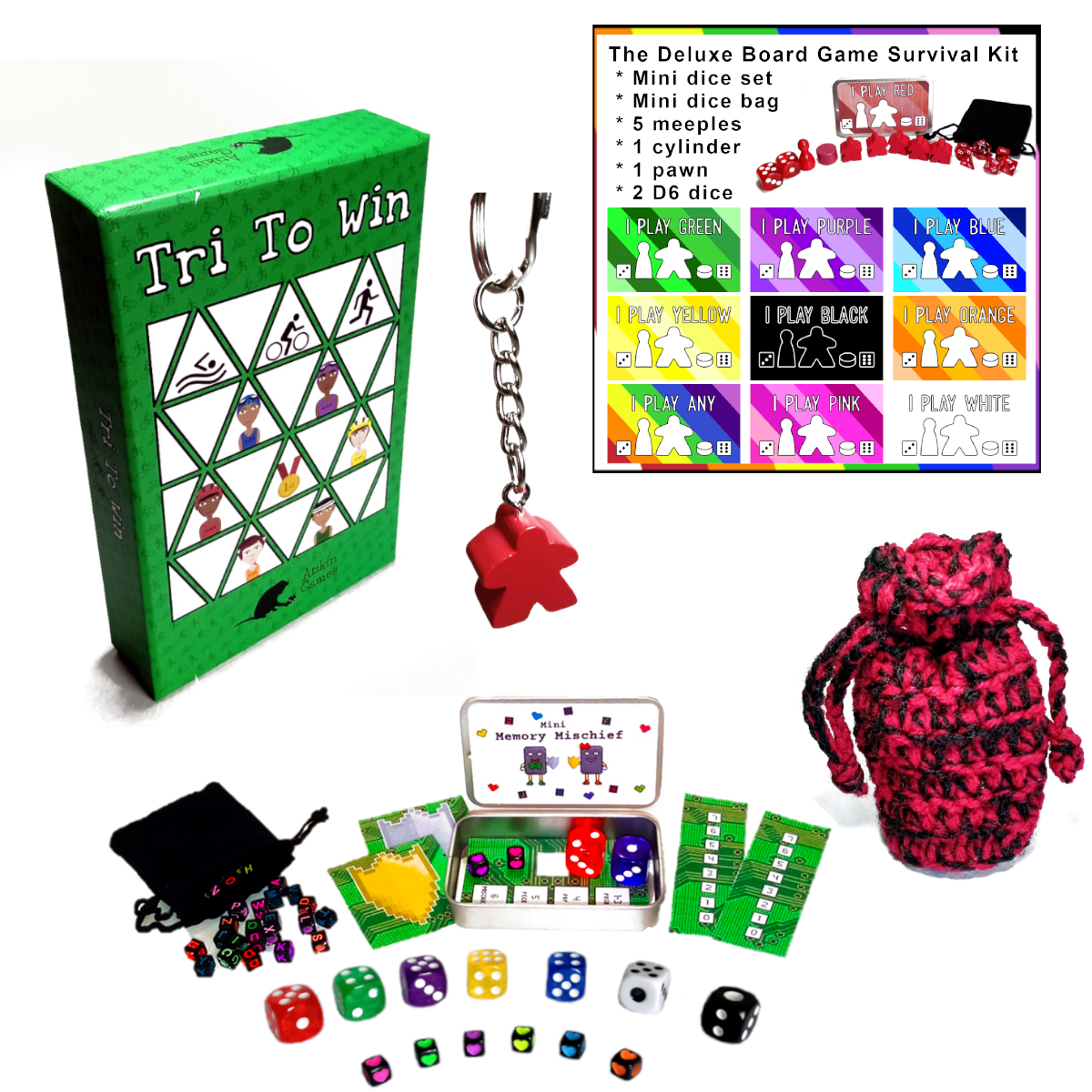 The Board Game Survival Kit by Atikin Games Mega Atikin Games Bundle