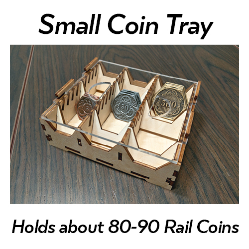 Rail Coins: Hexagonal Metal Coins for Train Games by Moaideas Game ...