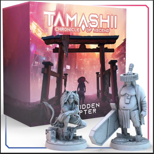 Awaken Realms Tamashii: Chronicles of Ascend Forbidden Chapter Expansion - Unravel The Secrets of a Forbidden Realm, Sci-Fi Strategy Game, Ages 14+, 1-4 Players, 45-90 Min Playtime, Awaken Realms