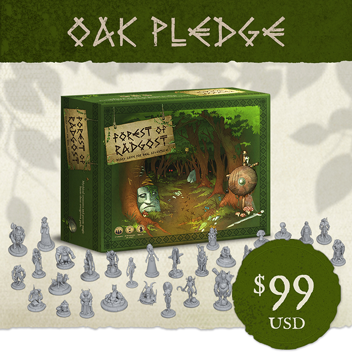 Forest of Radgost Board Game - shops Kickstarter