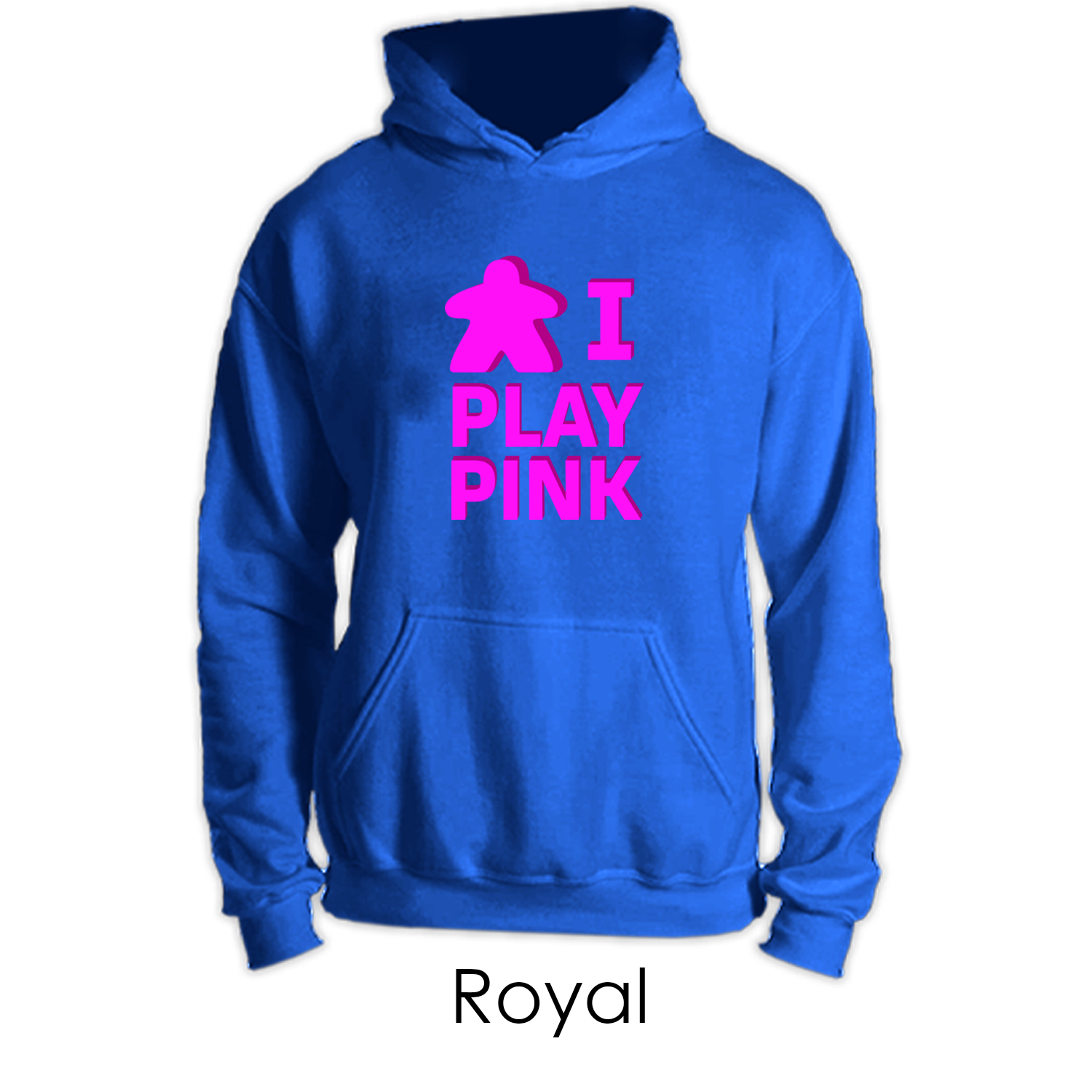 Royal blue pink discount hoodie