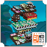 INCLUDED Game Trayz Storage System
