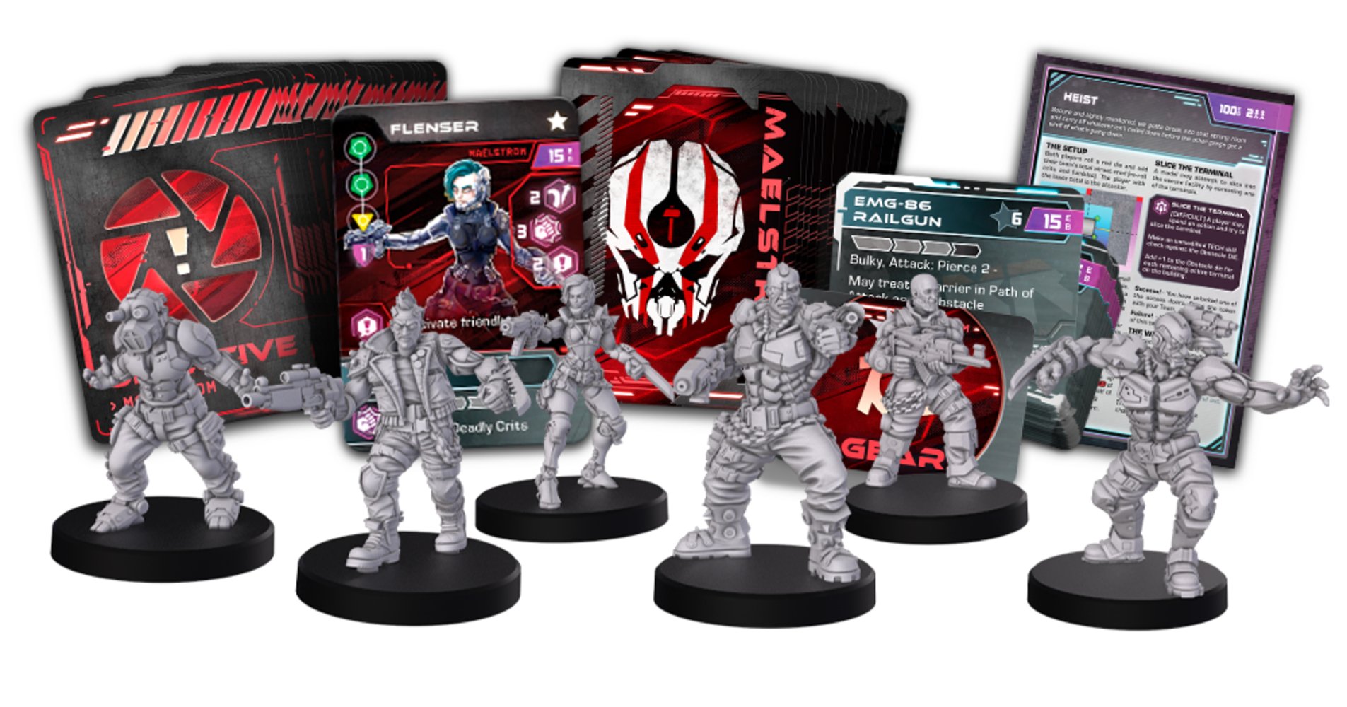 Cyberpunk Red Miniatures Review - Team Monster Set - Must Contain Minis