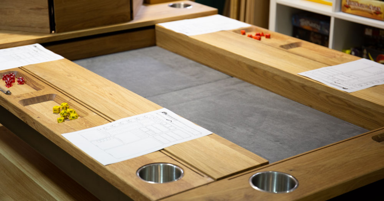 The Geeknson Bristol Board Game Table by Geeknson Team D&D Bench BT