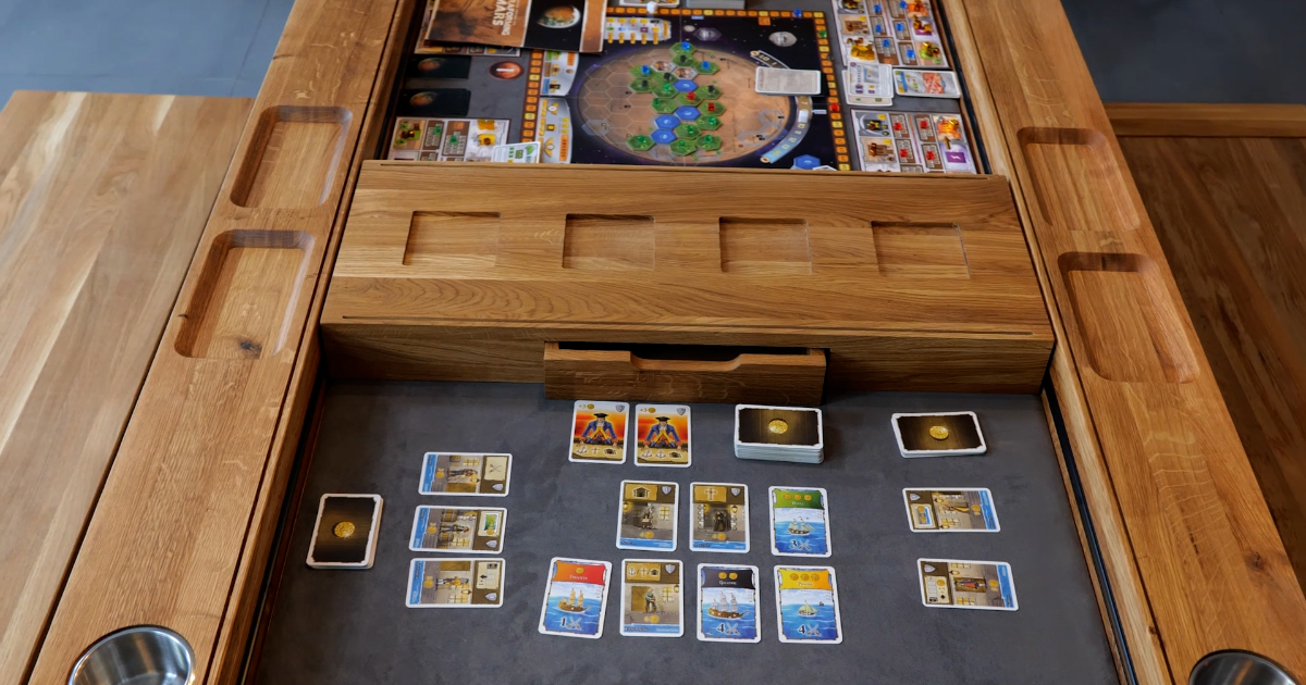 The Geeknson Bristol Board Game Table by Geeknson Team Counter