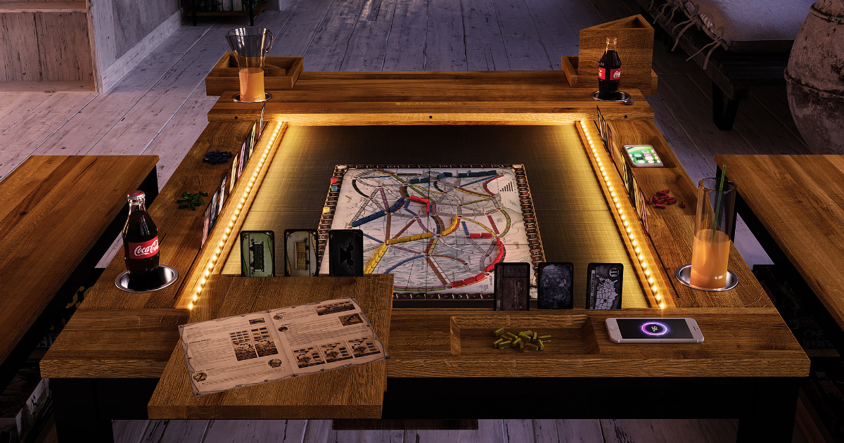 The Geeknson Bristol Board Game Table by Geeknson Team [8] Remote