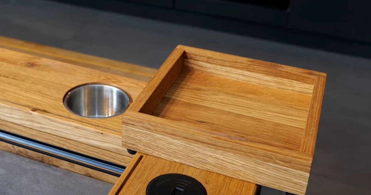 The Geeknson Bristol Board Game Table by Geeknson Team - [2-3] Magnetic Corner Base / Dice Tray ...