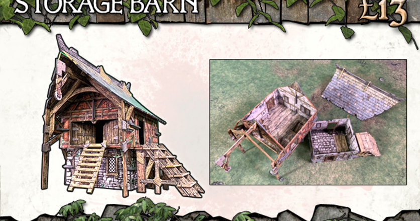 Fantasy Wargames Terrain by Battle Systems - Storage Barn - Gamefound