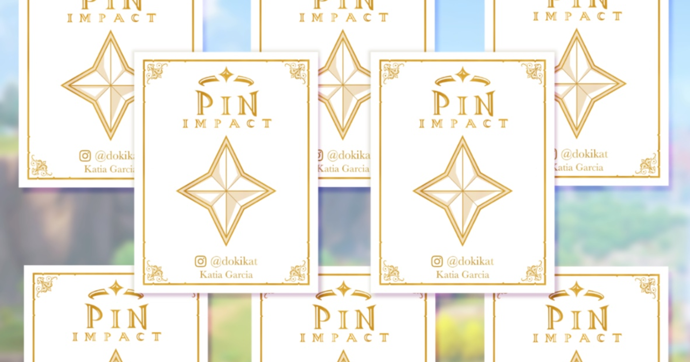 Pin Impact Second Edition By Dokikat 8 Pins Tier Freebies Gamefound