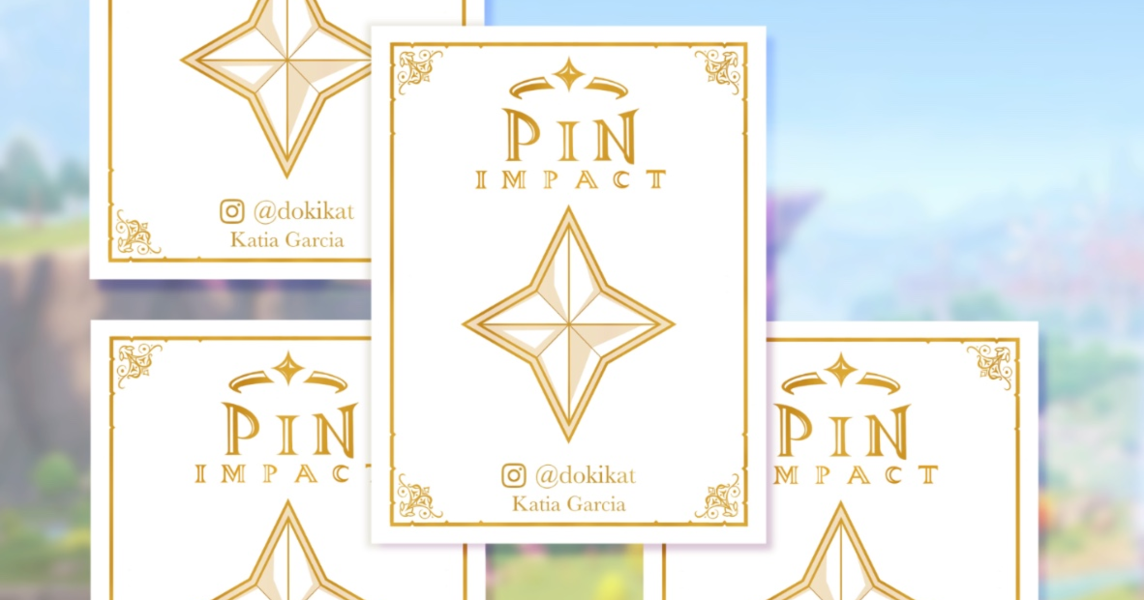 Pin Impact Second Edition By Dokikat 4 Pins Tier Freebie Gamefound