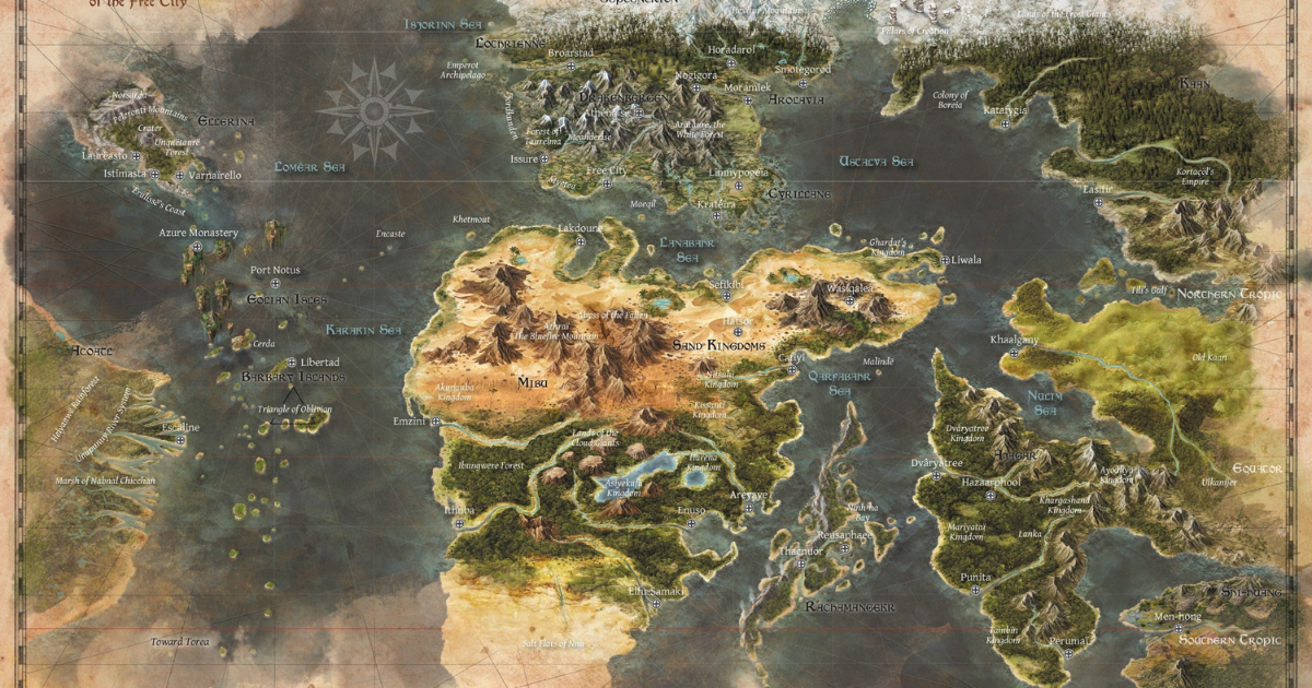 Fateforge: a 5th Edition Role-Playing Game by Studio Agate - Map of ...