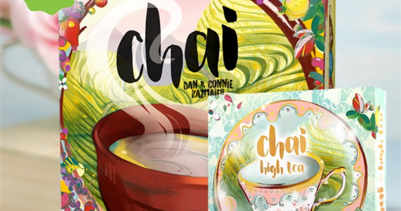 Chai Tea for 2 & Dice Trays by Steeped Games Chai Deluxe & High Tea