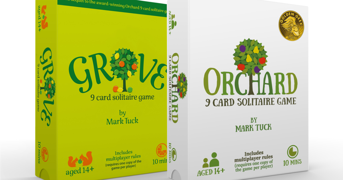 Grove: A 9 card solitaire game, Board Game