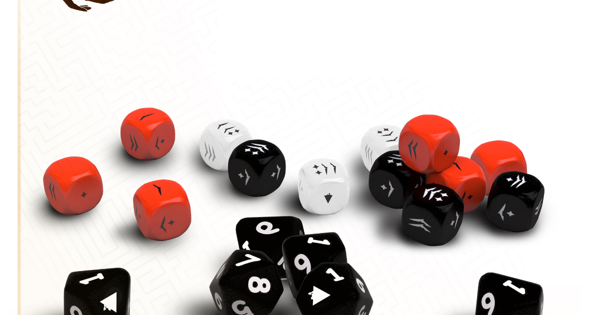 Aeon Trespass Odyssey by Into the Unknown Studio Dice Set Gamefound