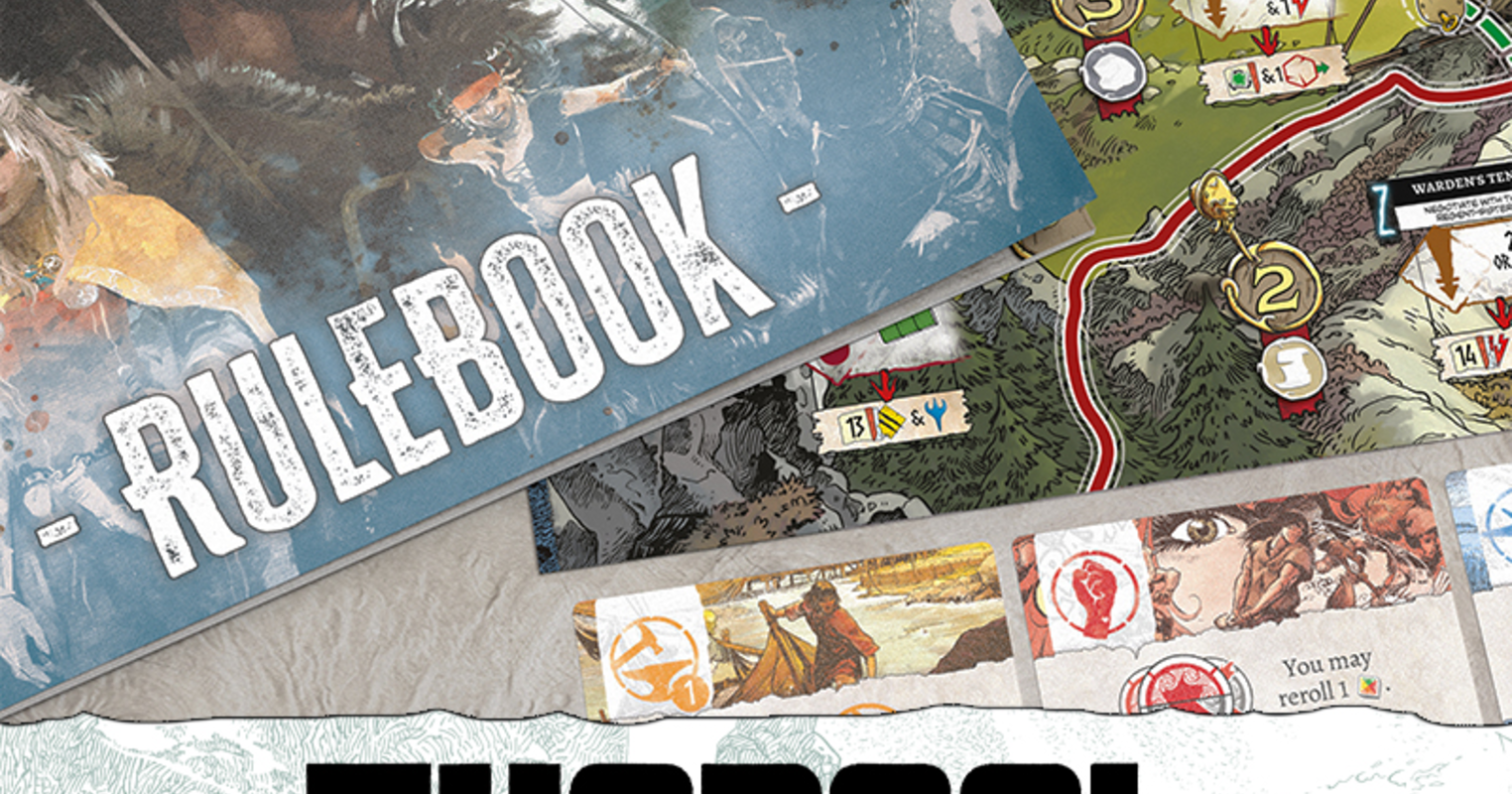 Portal Games Scatola Promo Thorgal: Espansione Con Miniature Animali, Gettoni In Legno E Dadi, Per 1-4 Giocatori, 14+