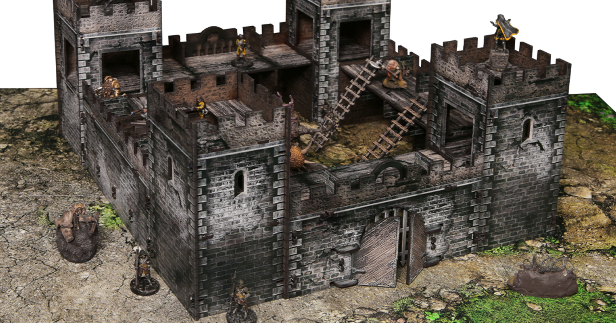 Fantasy Village - Wargaming terrain by e-Raptor - Stone Fortress ...