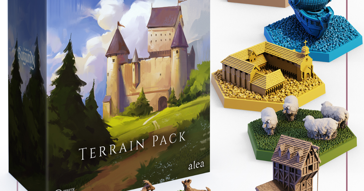 Castles of Burgundy: Special Edition by Awaken Realms - 3d Terrain Pack -  Gamefound