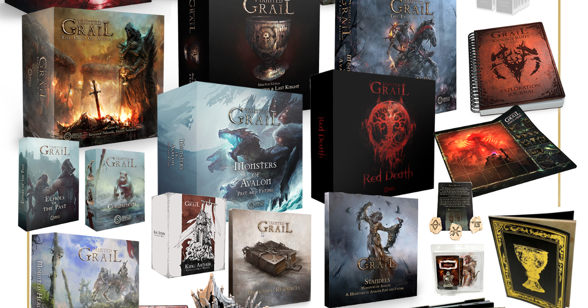 Tainted Grail Kings of Ruin by Awaken Realms One True King Pledge [SUNDROP] Gamefound