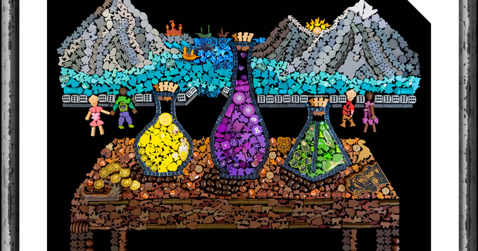 2023 Board Game Mosaic Calendar by Board Game Art Creations - Merchants 2023 Board Game Mosaic Calendar by Board Game Art Creations - Merchants