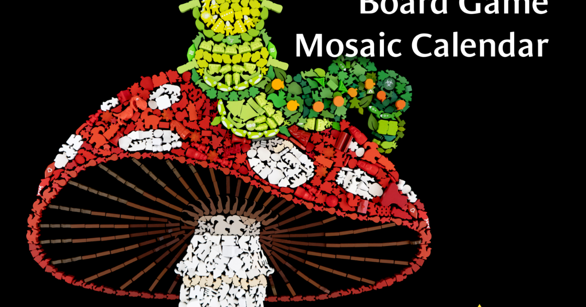 2023 Board Game Mosaic Calendar by Board Game Art Creations - Retailer