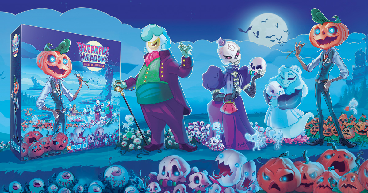 Arkus Games | Dreadful Meadows | Board Game | Base Game | Ages 13+ | 1-4 Players | English main image 1