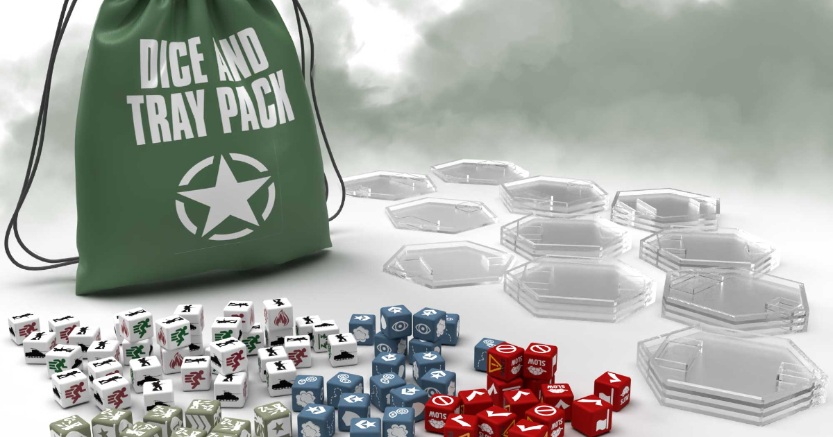 2nd Edition Company of Heroes Board Game by Bad Crow Games Dice and Tray Pack Gamefound