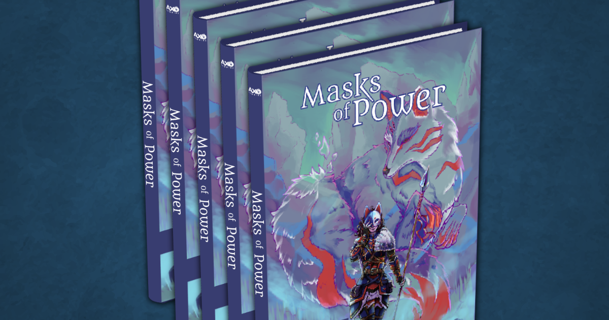 Masks of Power for 5e by Axo Stories Retail Pack Gamefound