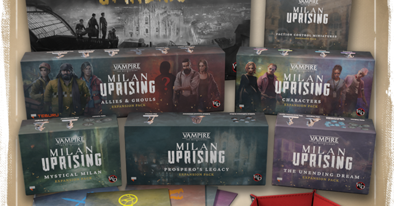 Vampire: The Masquerade - Milan Uprising by Teburu - New Playable Character Expansion and an All-In Pledge Level Vampire: The Masquerade - Milan Uprising by Teburu - New Playable Character Expansion and an All-In Pledge Level