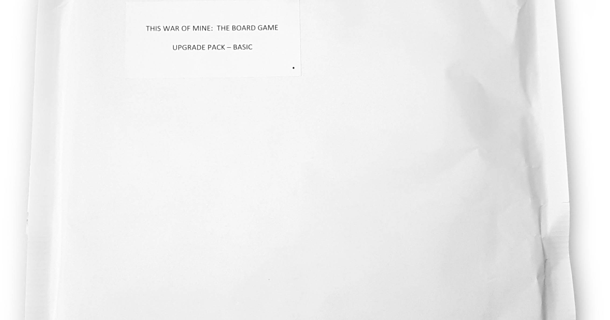 This War of Mine Upgrade Pack by Awaken Realms CORE GAME UPGRADE TWO