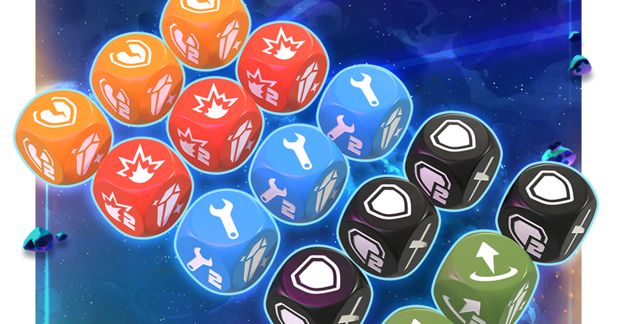 Spark Riders 3000 By Arkada Studio Official Dice Set Add On Gamefound