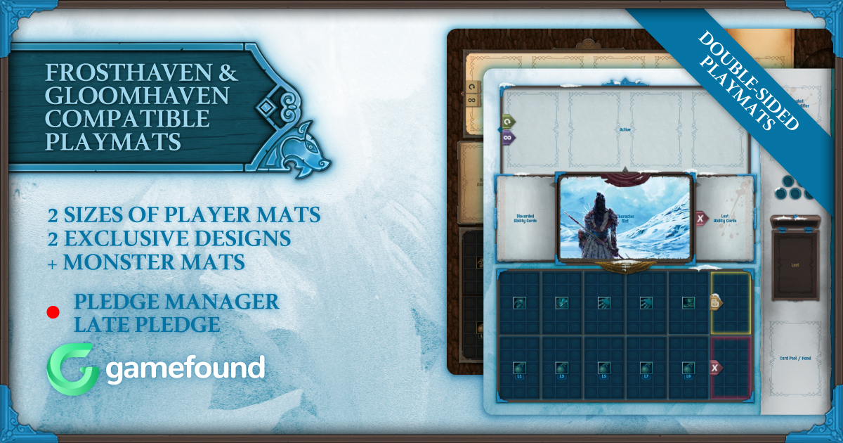 Non-Official Frosthaven and Gloomhaven compatible playmats (Second ...