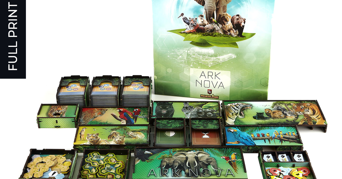 Colorful inserts with original artworks for popular games 2 by