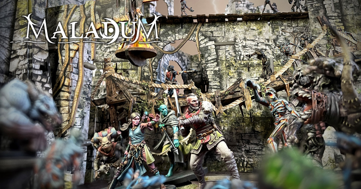 Maladum: Dungeons of Enveron by Battle Systems - Dungeon Rope Bridge -  Gamefound