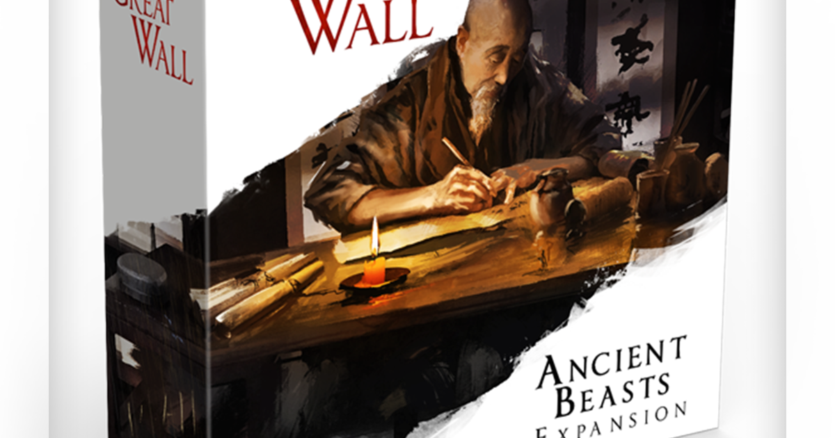 Great Wall Board Game By Awaken Realms Ancient Beasts meeples